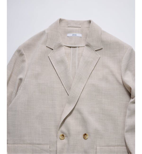 JOURNAL STANDARD relume「《予約》テックキャンバス  ダブルプレスト ジャケット(セットアップ対応可能)」|テーラードジャケット|