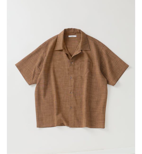 JOURNAL STANDARD relume「《予約》テックキャンバス レギュラーカラー 半袖シャツ(セットアップ対応可能)」|シャツ・ブラウス|