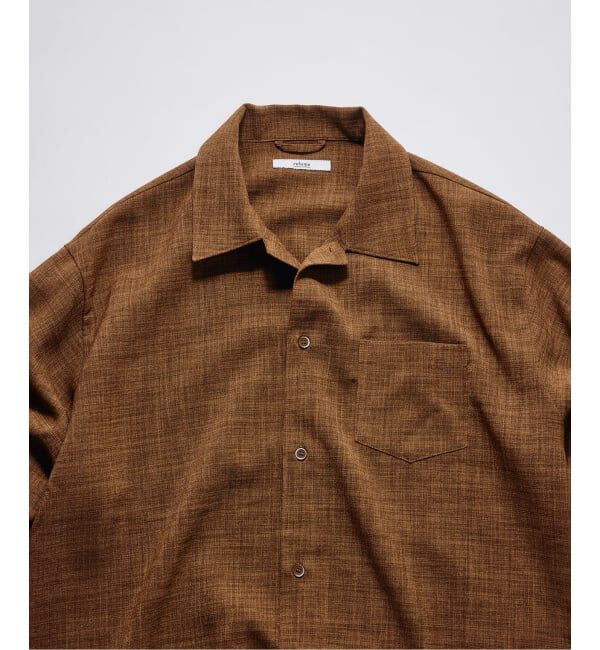 JOURNAL STANDARD relume「《予約》テックキャンバス レギュラーカラー 半袖シャツ(セットアップ対応可能)」|シャツ・ブラウス|