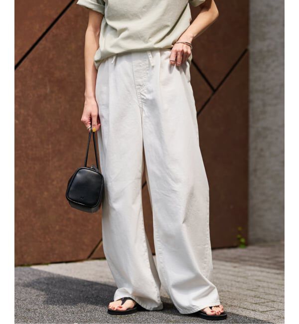 FRAMeWORK「ライトオンスデニムイージーパンツ」|デニム|