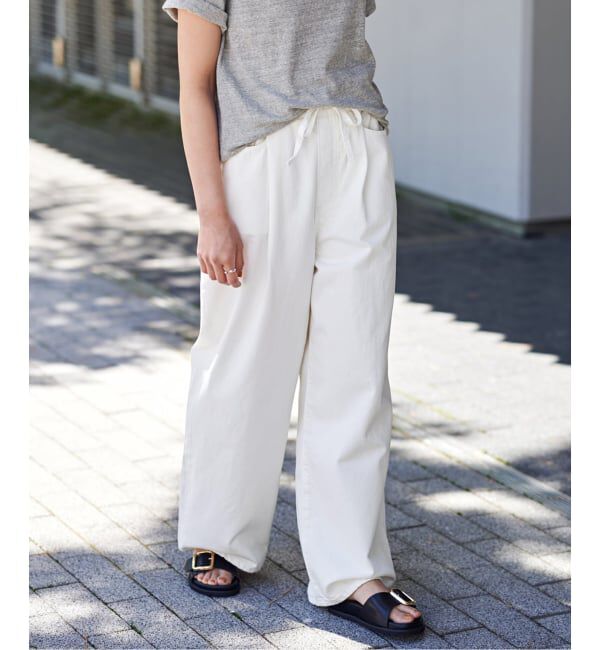 FRAMeWORK「ライトオンスデニムイージーパンツ」|デニム|