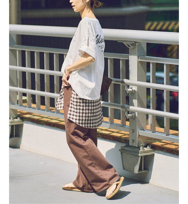 FRAMeWORK「haru&times;FRAMeWORK　コラボロゴTEE」|Tシャツ・カットソー|