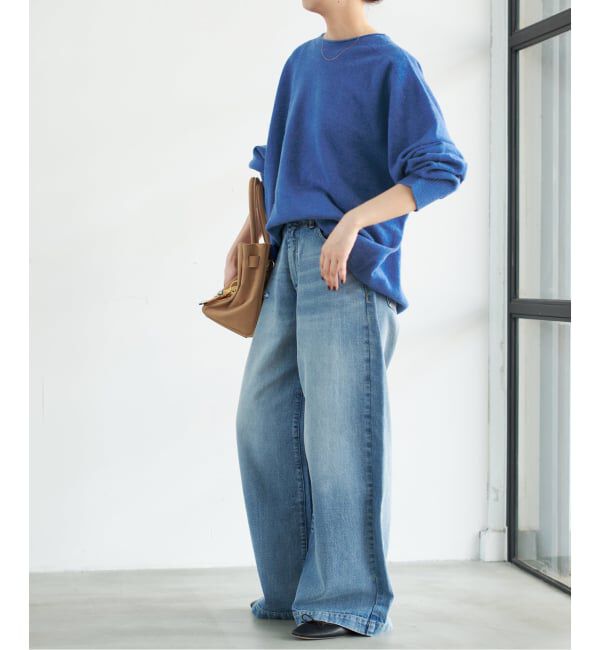 Spick and Span「《追加》CHESSルーズボートネックプルオーバー」|ニット・セーター|