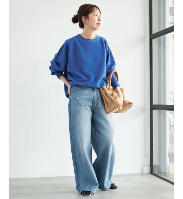 Spick and Span「《追加》CHESSルーズボートネックプルオーバー」|ニット・セーター|