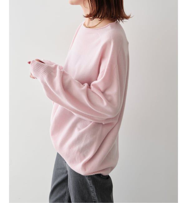 Spick and Span「《追加》CHESSルーズボートネックプルオーバー」|ニット・セーター|