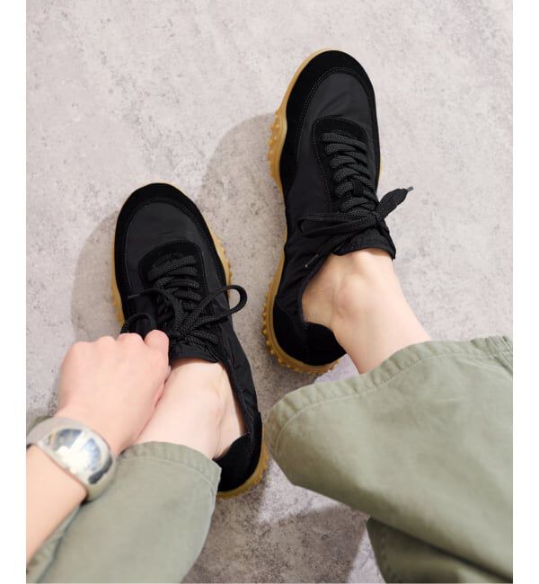 FRAMeWORK「MOHI/モヒ SUEDEポリエステルコンビネーションスニーカー」|スニーカー|