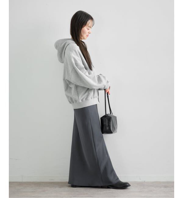 U by SPICK&SPAN「サテンロングスカート」|スカート|