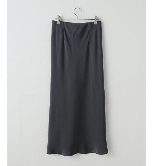 U by SPICK&SPAN「サテンロングスカート」|スカート|