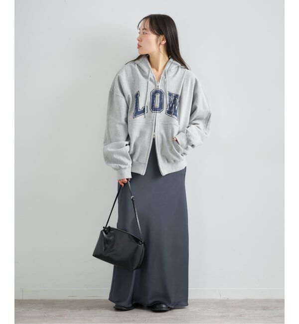 U by SPICK&SPAN「サテンロングスカート」|スカート|