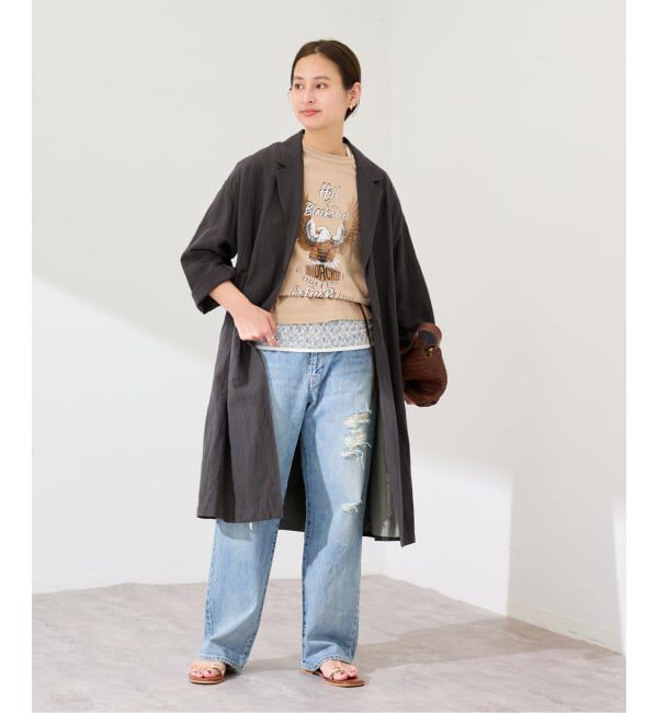 FRAMeWORK「≪一部カラーWEB限定 / 追加≫綿麻ポプリンコート」|チェスターコート|