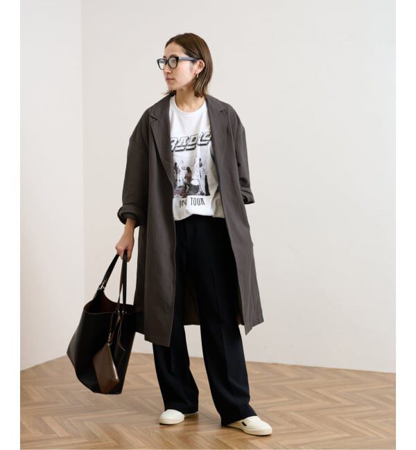 FRAMeWORK「≪一部カラーWEB限定 / 追加≫綿麻ポプリンコート」|チェスターコート|