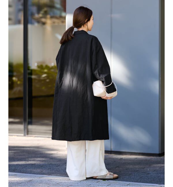 FRAMeWORK「≪一部カラーWEB限定 / 追加≫綿麻ポプリンコート」|チェスターコート|