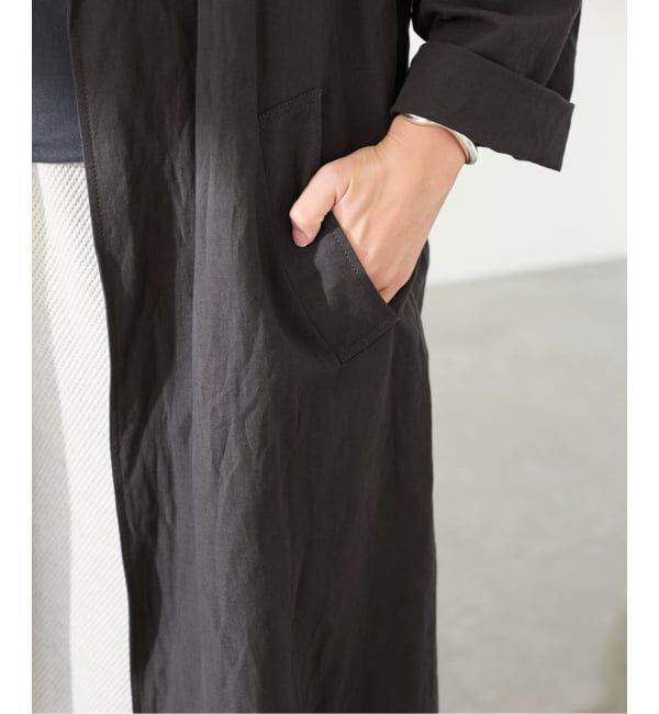 FRAMeWORK「≪一部カラーWEB限定 / 追加≫綿麻ポプリンコート」|チェスターコート|