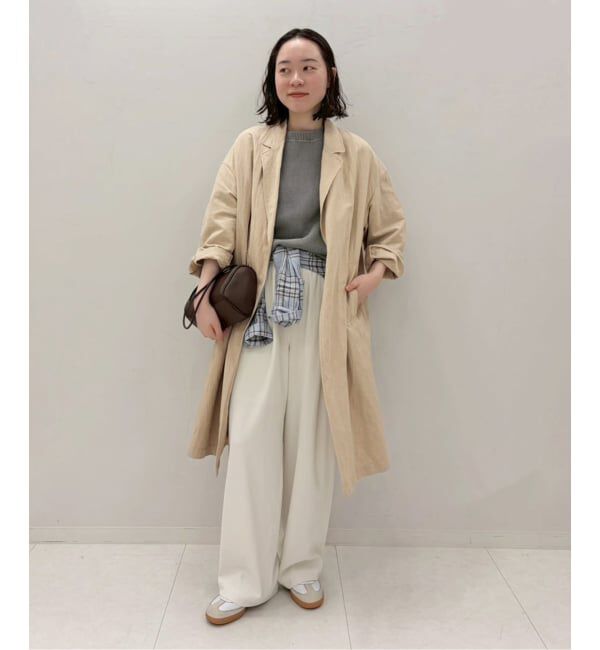 FRAMeWORK「≪一部カラーWEB限定 / 追加≫綿麻ポプリンコート」|チェスターコート|