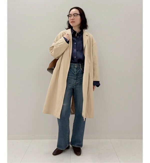 FRAMeWORK「≪一部カラーWEB限定 / 追加≫綿麻ポプリンコート」|チェスターコート|