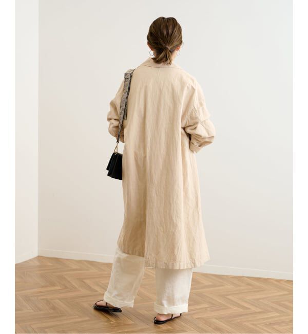 FRAMeWORK「≪一部カラーWEB限定 / 追加≫綿麻ポプリンコート」|チェスターコート|