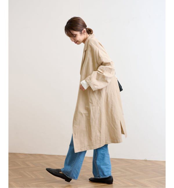 FRAMeWORK「≪一部カラーWEB限定 / 追加≫綿麻ポプリンコート」|チェスターコート|