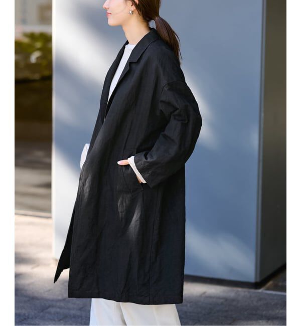 FRAMeWORK「≪一部カラーWEB限定 / 追加≫綿麻ポプリンコート」|チェスターコート|