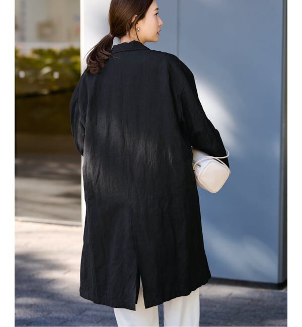 FRAMeWORK「≪一部カラーWEB限定 / 追加≫綿麻ポプリンコート」|チェスターコート|