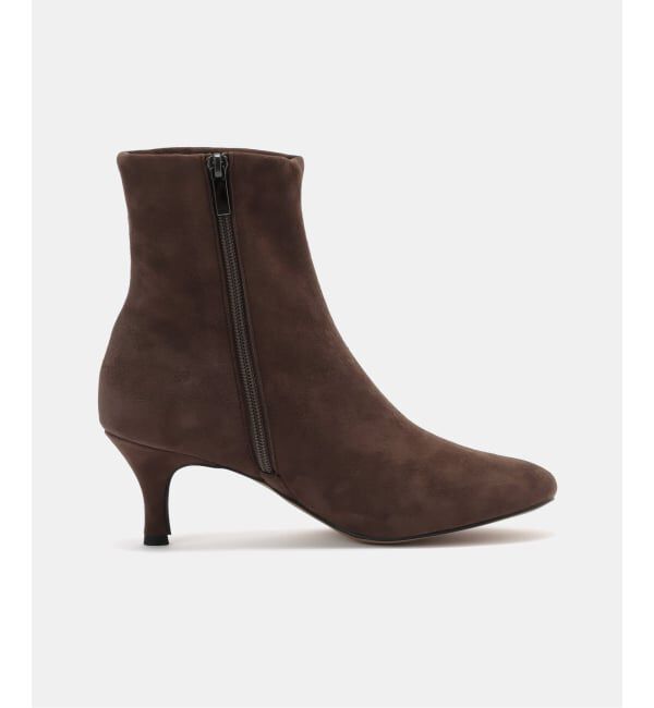  「ANNISE./アニス シープスエード ショートブーツ」|ショートブーツ|