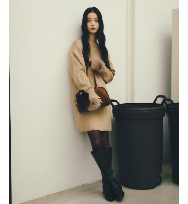  「REMME/レメ レザーロングブーツ」|ロングブーツ|