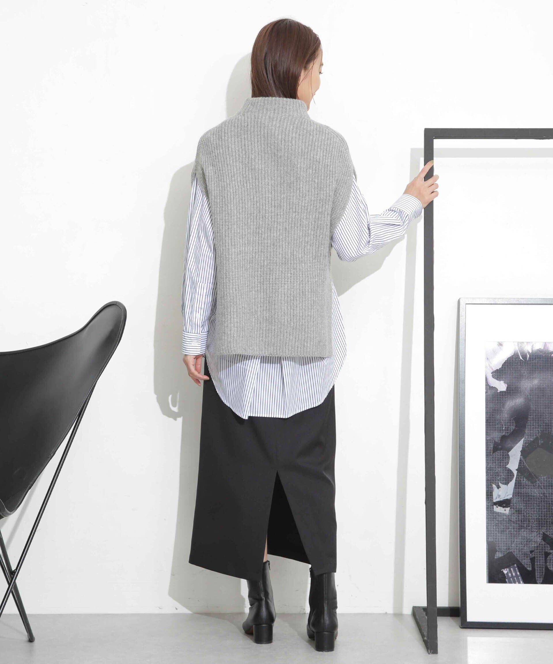 nano･universe「スリットストレートスカート」|スカート|