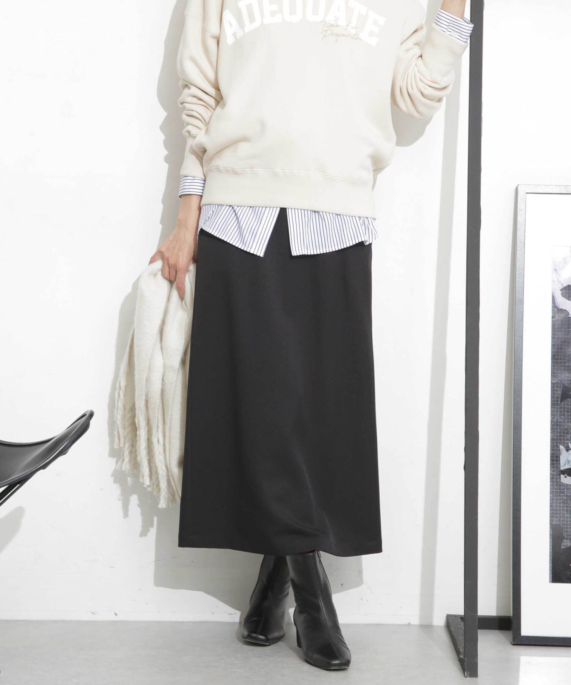 nano･universe「スリットストレートスカート」|スカート|