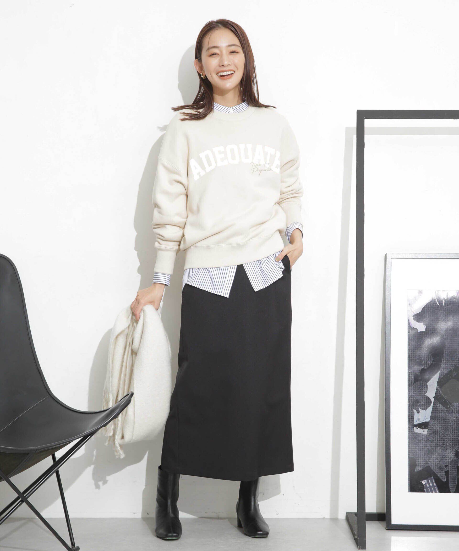 nano･universe「スリットストレートスカート」|スカート|