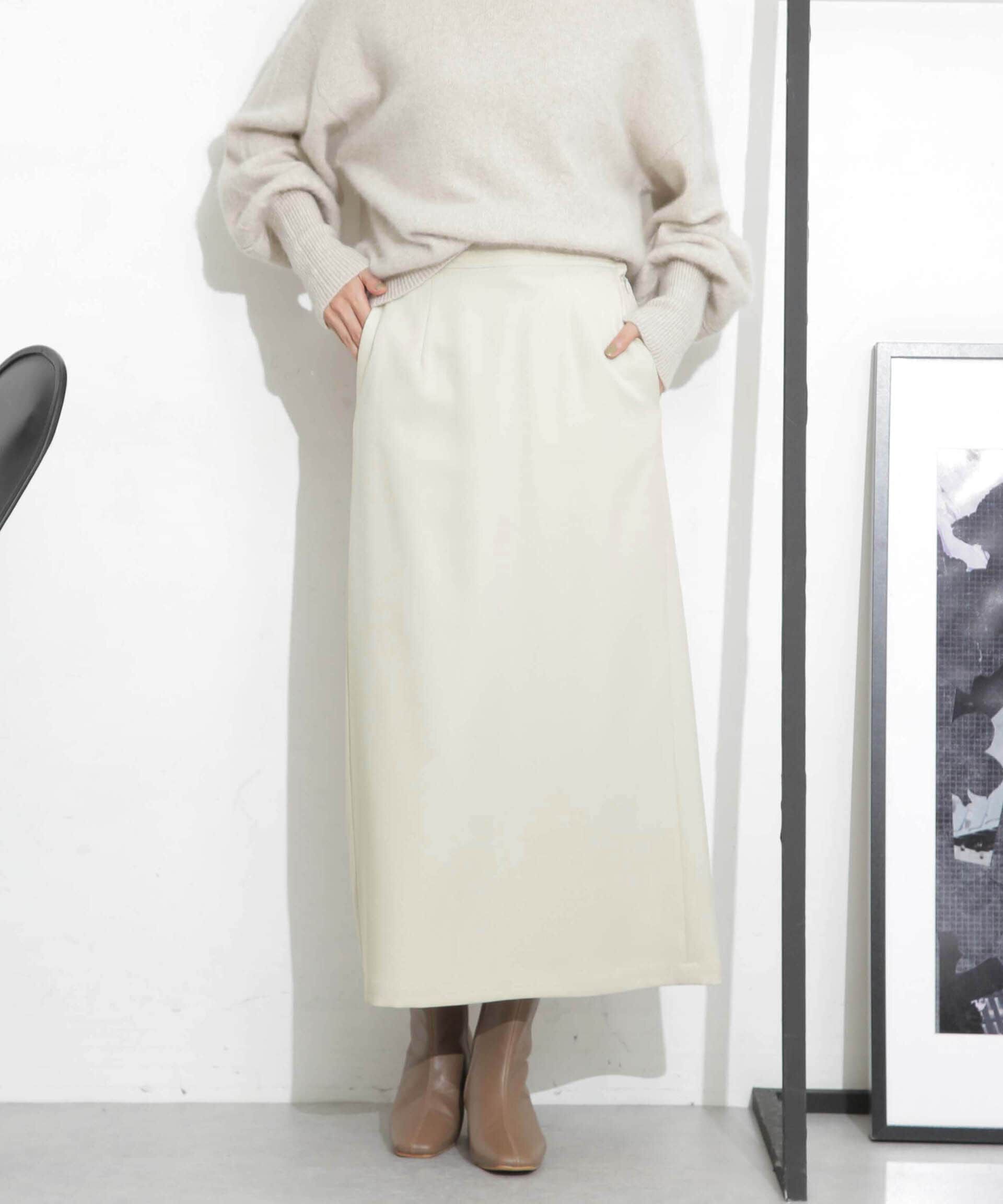 nano･universe「スリットストレートスカート」|スカート|