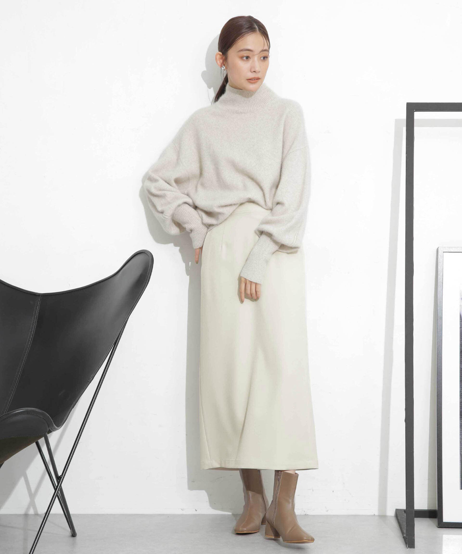 nano･universe「スリットストレートスカート」|スカート|