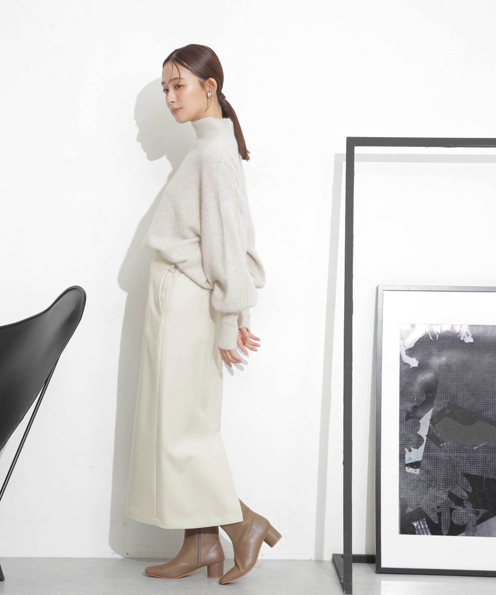 nano･universe「スリットストレートスカート」|スカート|