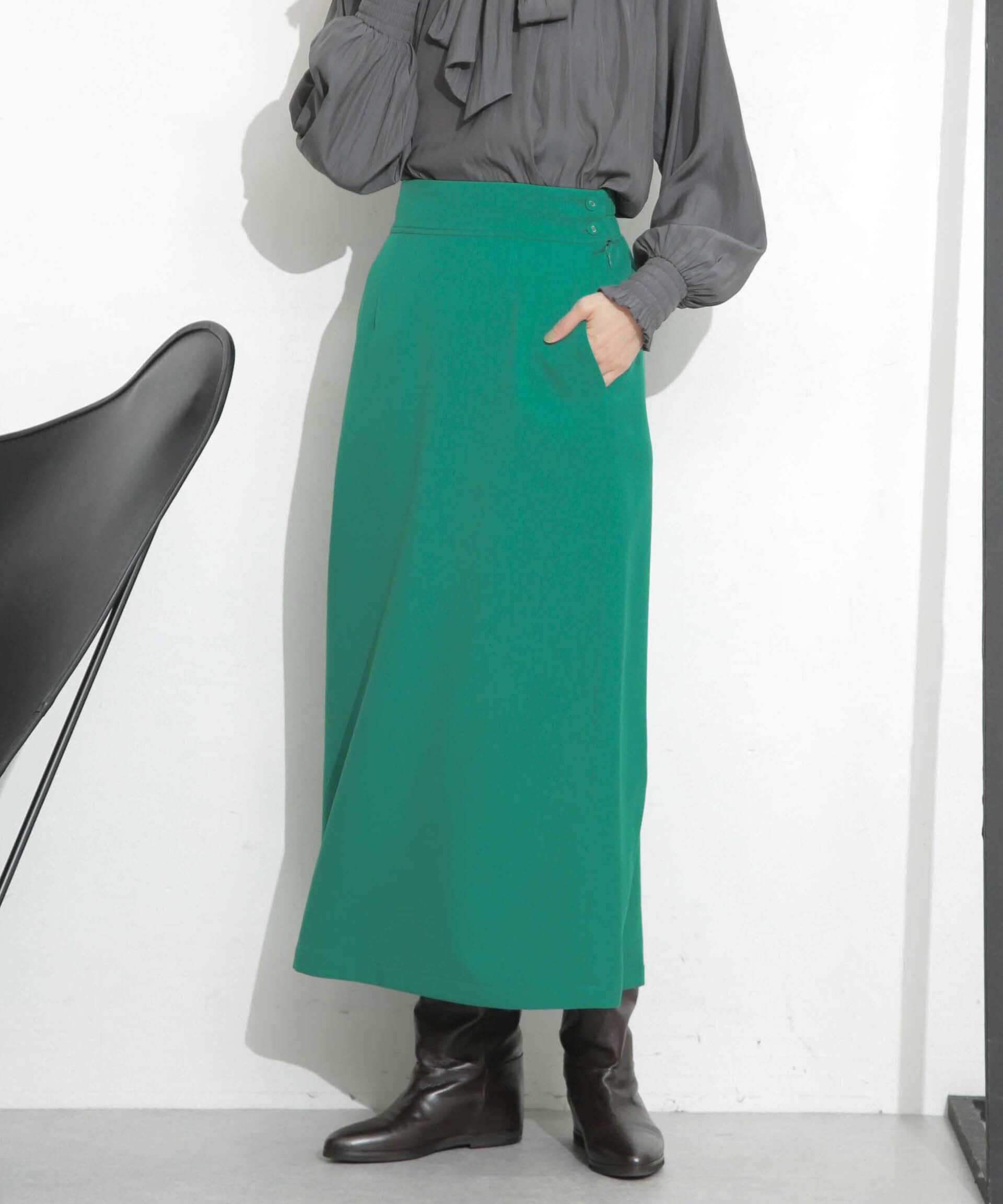 nano･universe「スリットストレートスカート」|スカート|