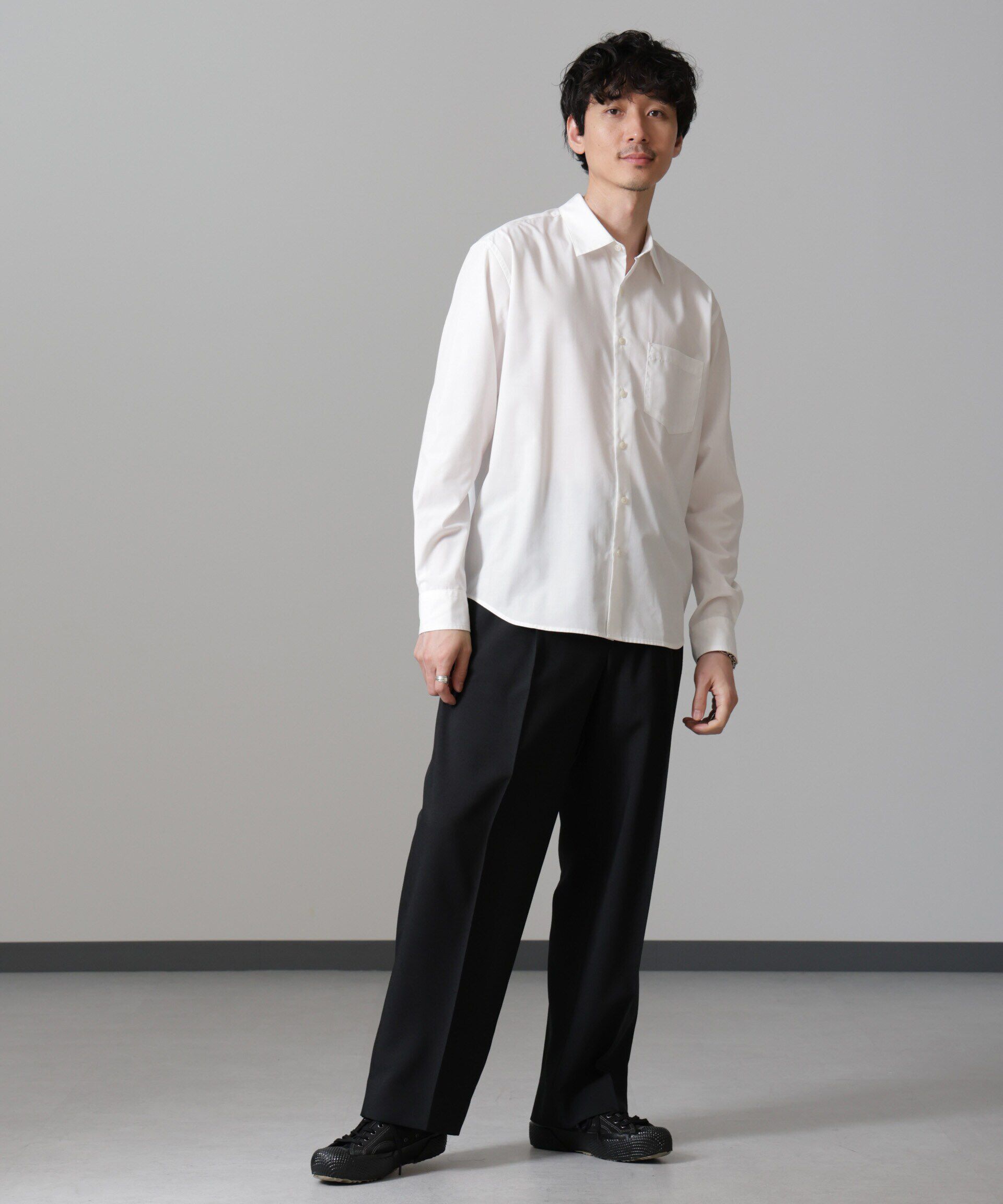 nano･universe「バンブーフォート レギュラーカラーシャツ」|シャツ・ブラウス|