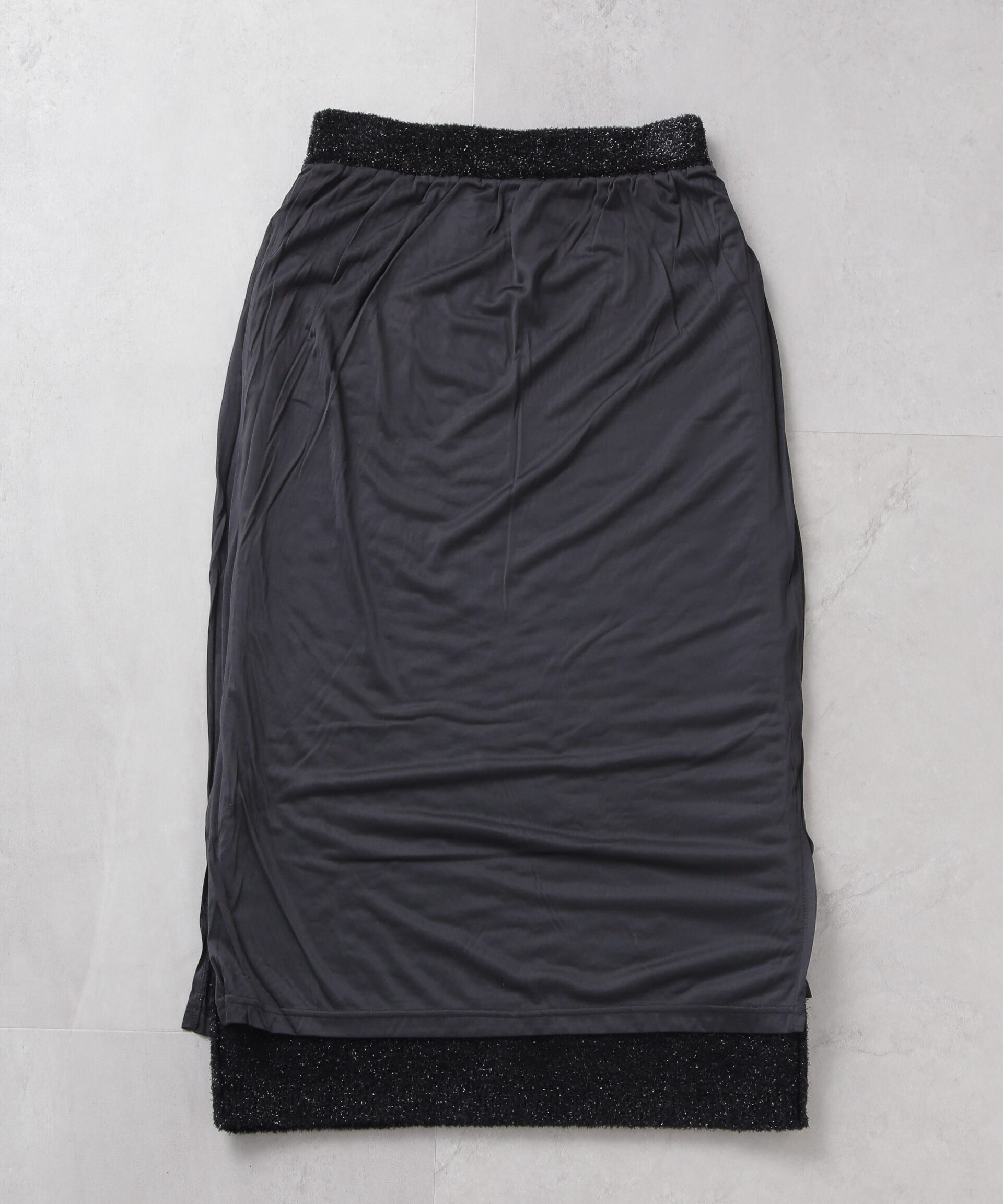 nano･universe「ラメシャギーニットスカート(セットアップ可)」|スカート|