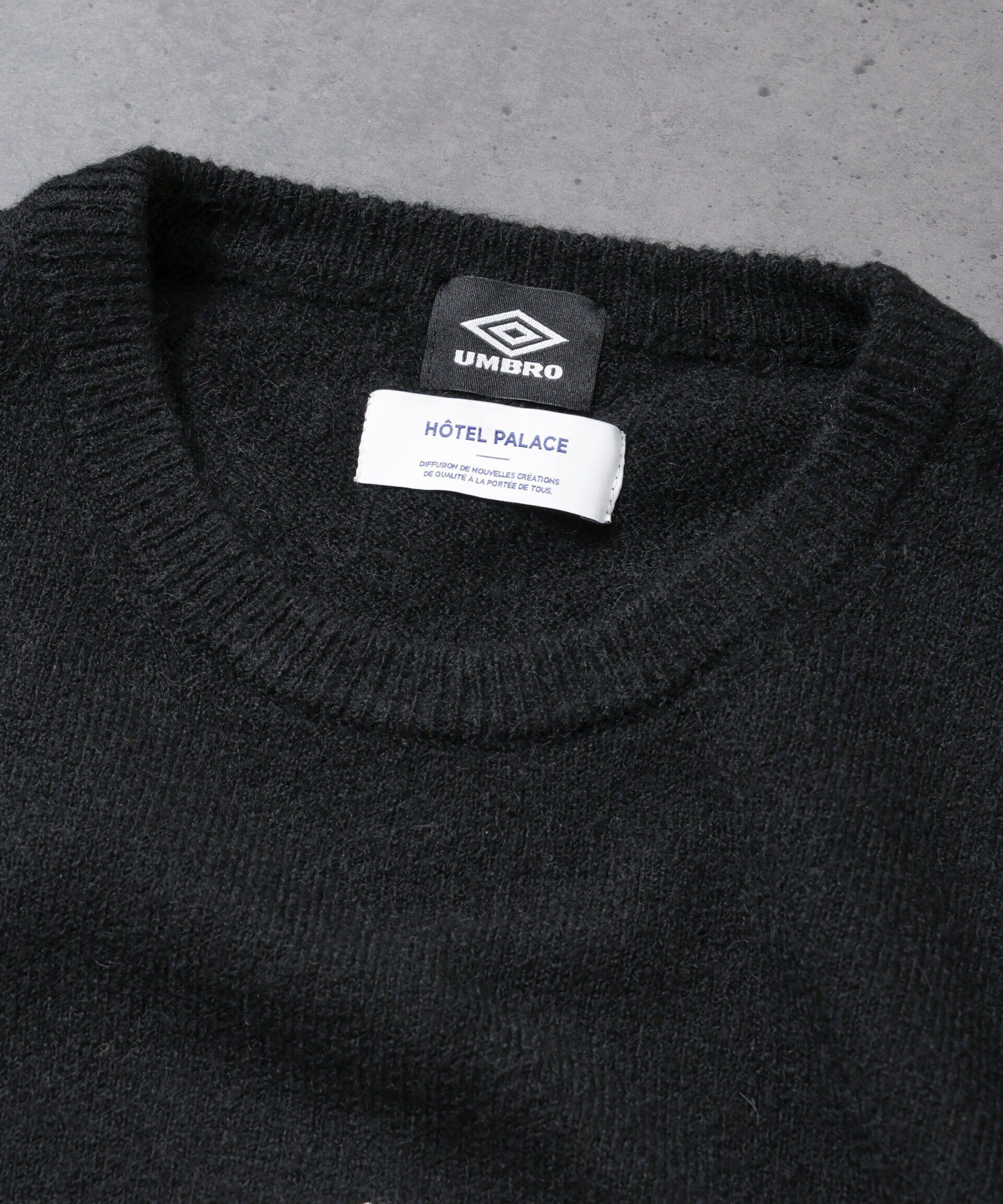 nano･universe「HOTEL PALACE(ｵﾃﾙﾊﾟﾗｽ)xｱﾝﾌﾞﾛ ｽﾄﾚｯﾁｼｬｷﾞｰｸﾙｰﾈｯｸ」|ニット・セーター|