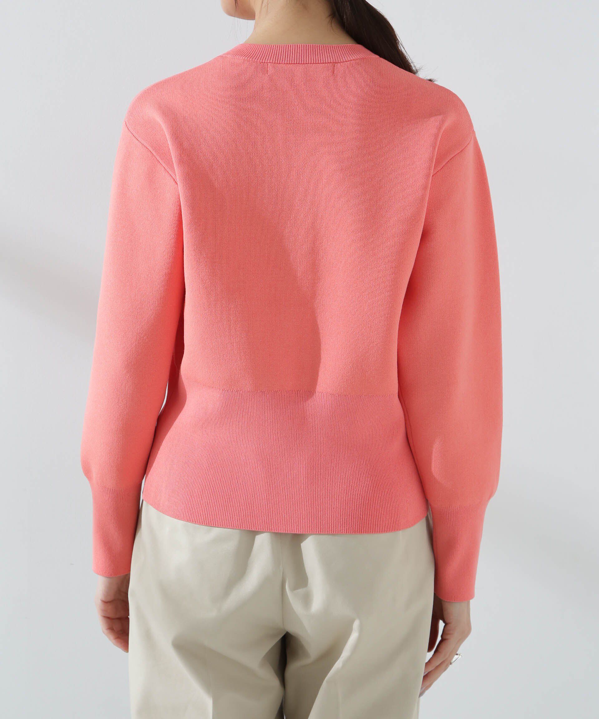 nano･universe「ダブルジャガードクルーネックニットカーディガン」|ニット・セーター|