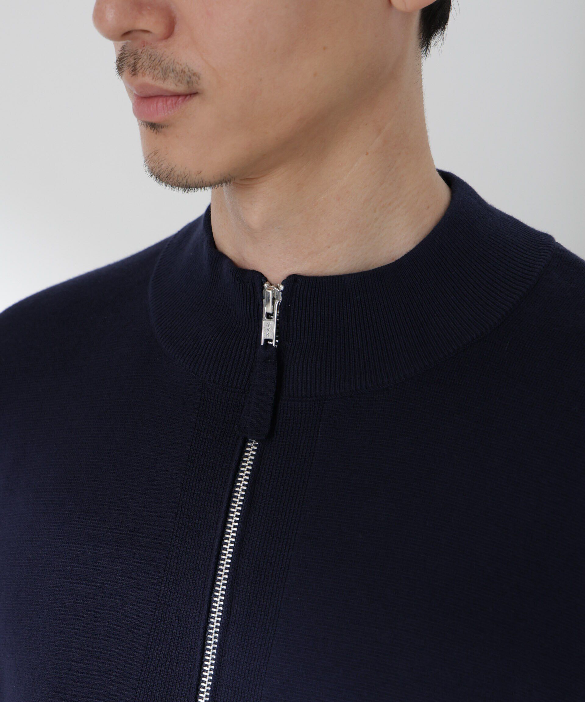 nano･universe「14ゲージミラノリブブルゾン （手洗い可能）」|ニット・セーター|