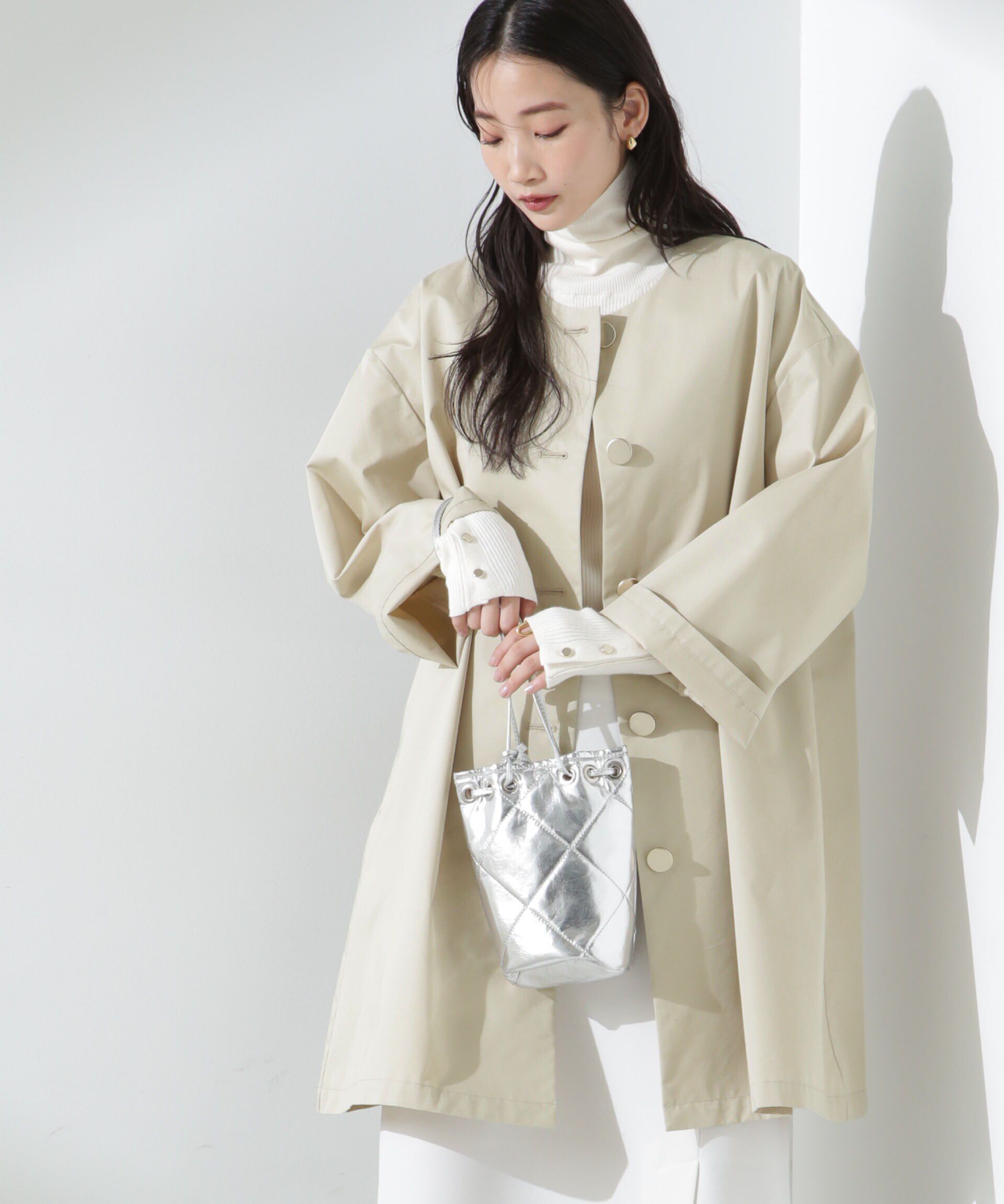 nano･universe「撥水&花粉ガードノーカラーコート」|その他|