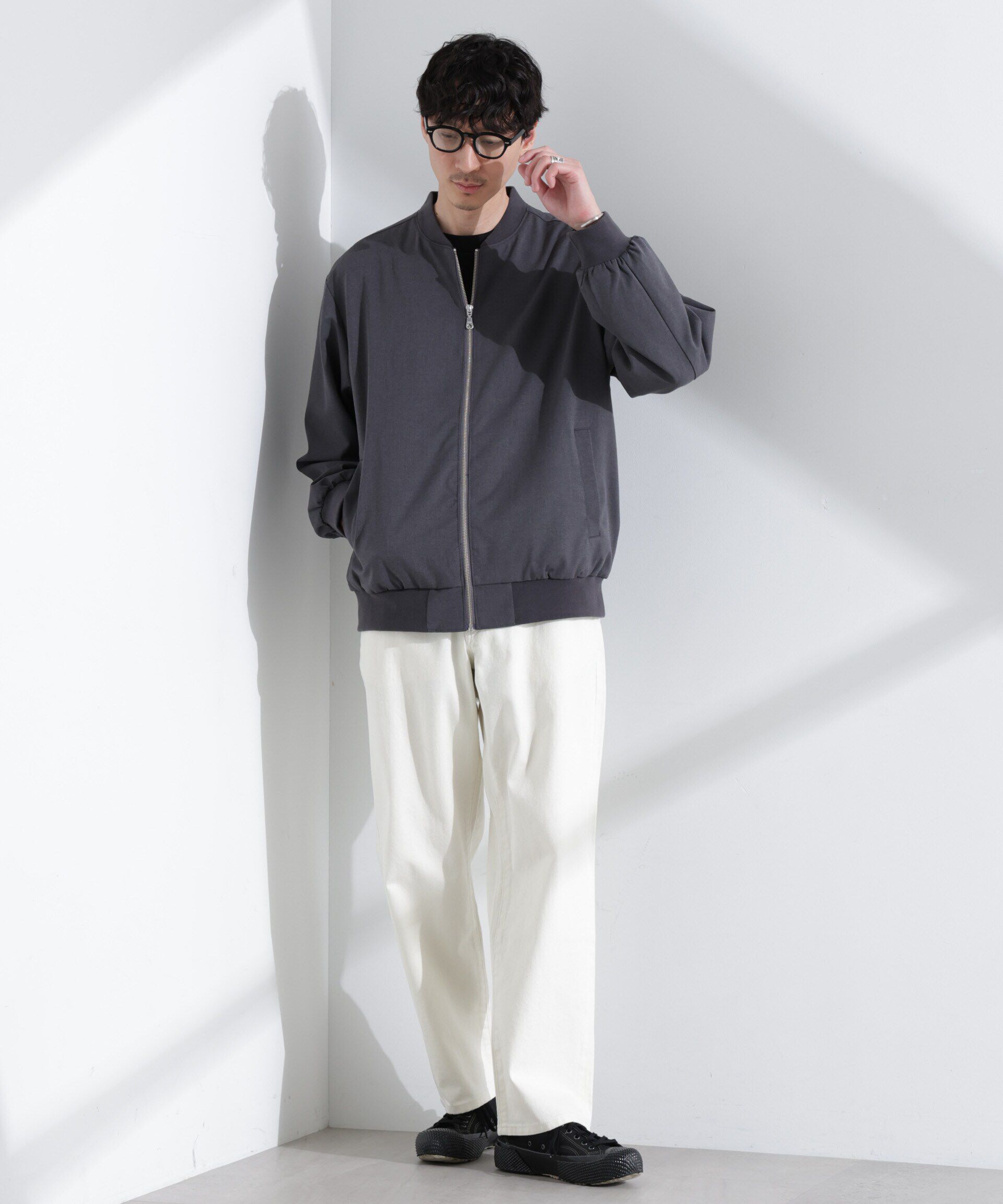 nano･universe「TRインタックMA-1」|ブルゾン・スタジャン|