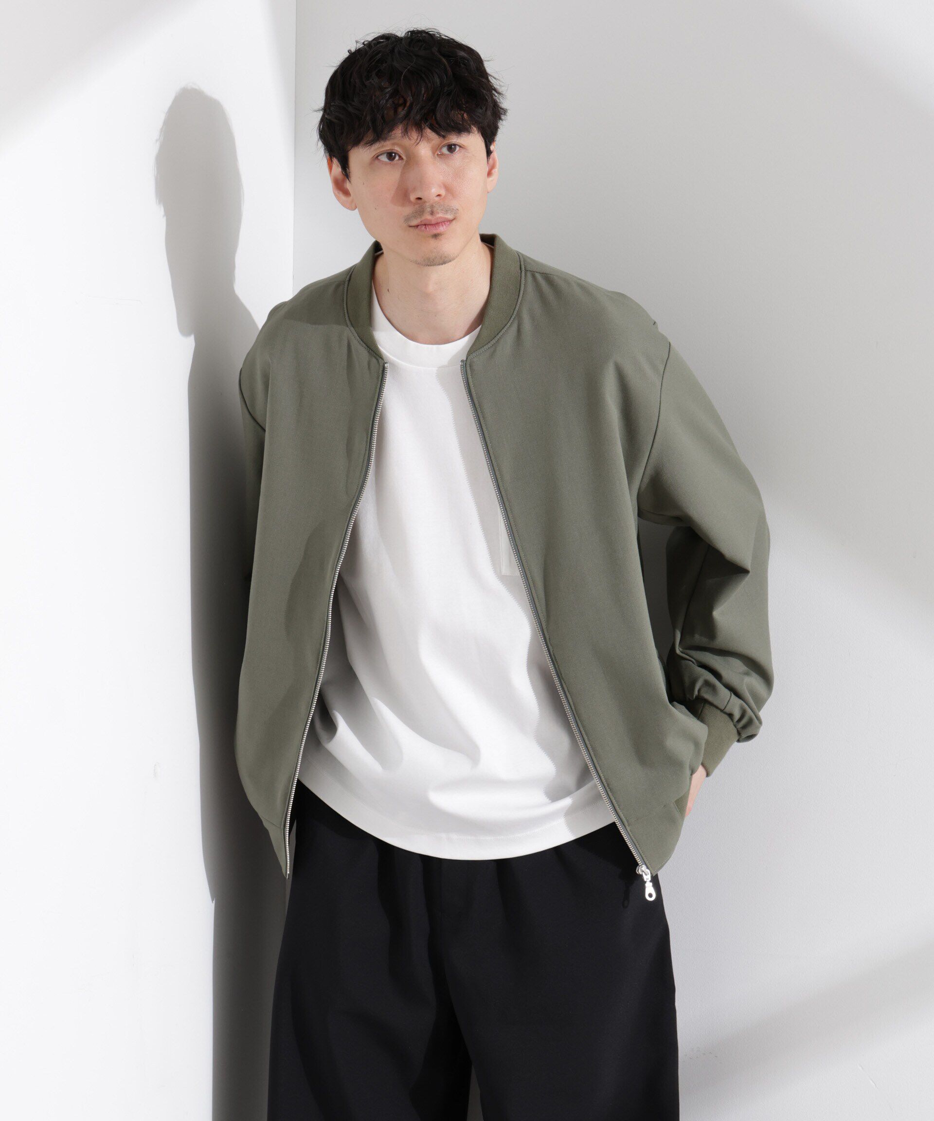 nano･universe「TRインタックMA-1」|ブルゾン・スタジャン|