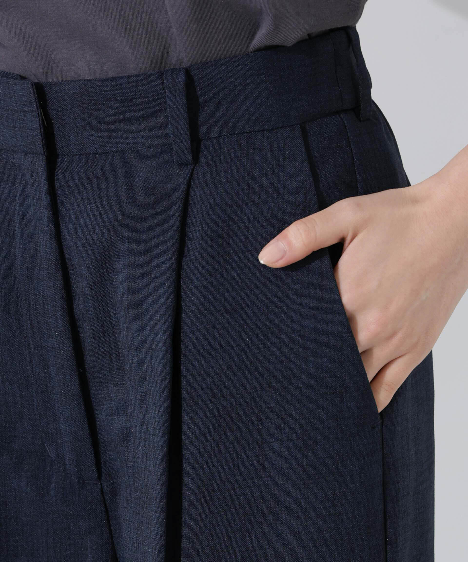 nano･universe「多機能素材スラックス(セットアップ可)」|チノ|