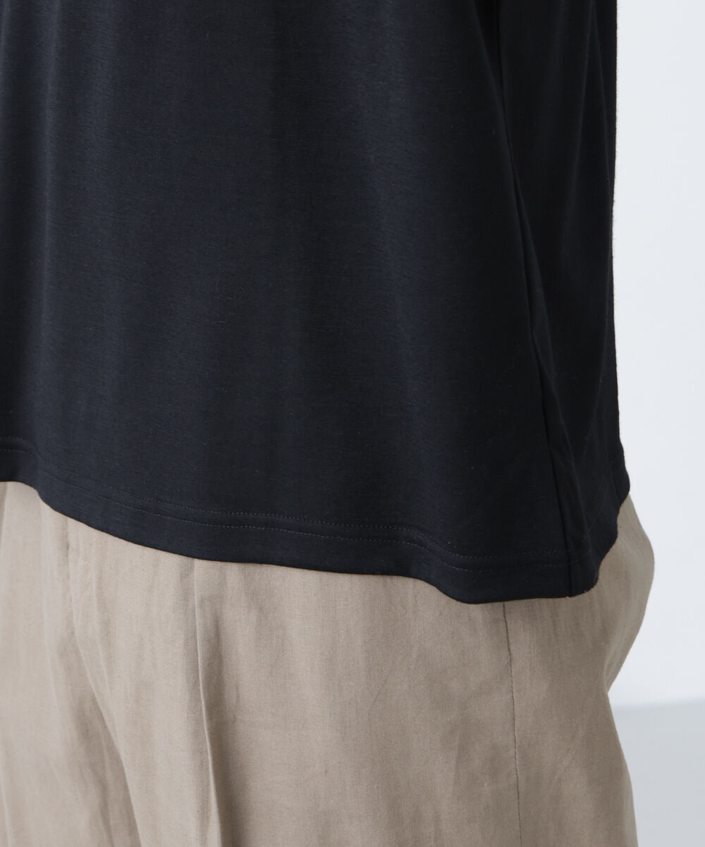 nano･universe「「ALL-DAYS COMFORT 100% WOOL」 エレガンスTEE」|Tシャツ・カットソー|