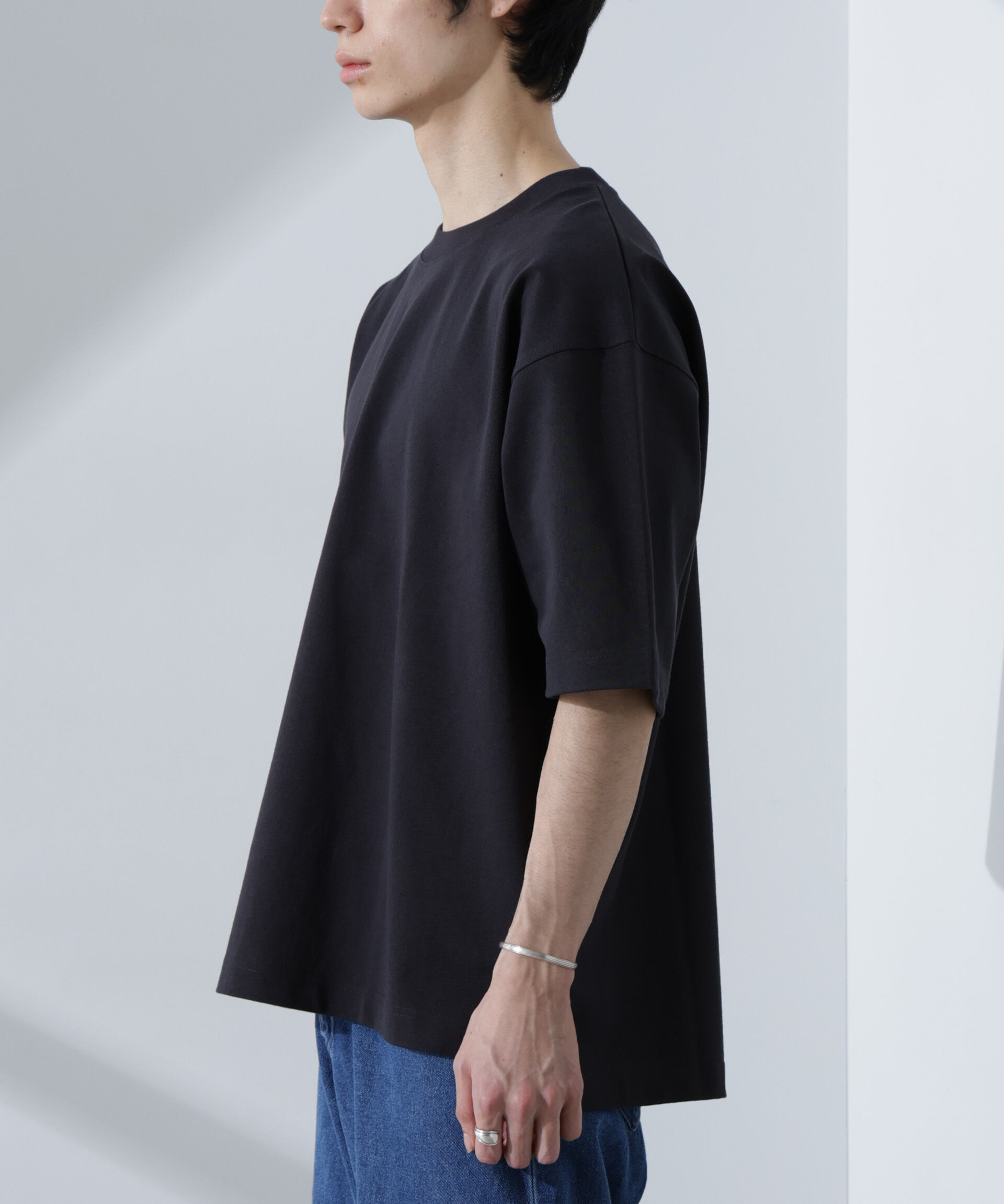 nano･universe「ヘビーオンスワイドTシャツ 半袖」|Tシャツ・カットソー|