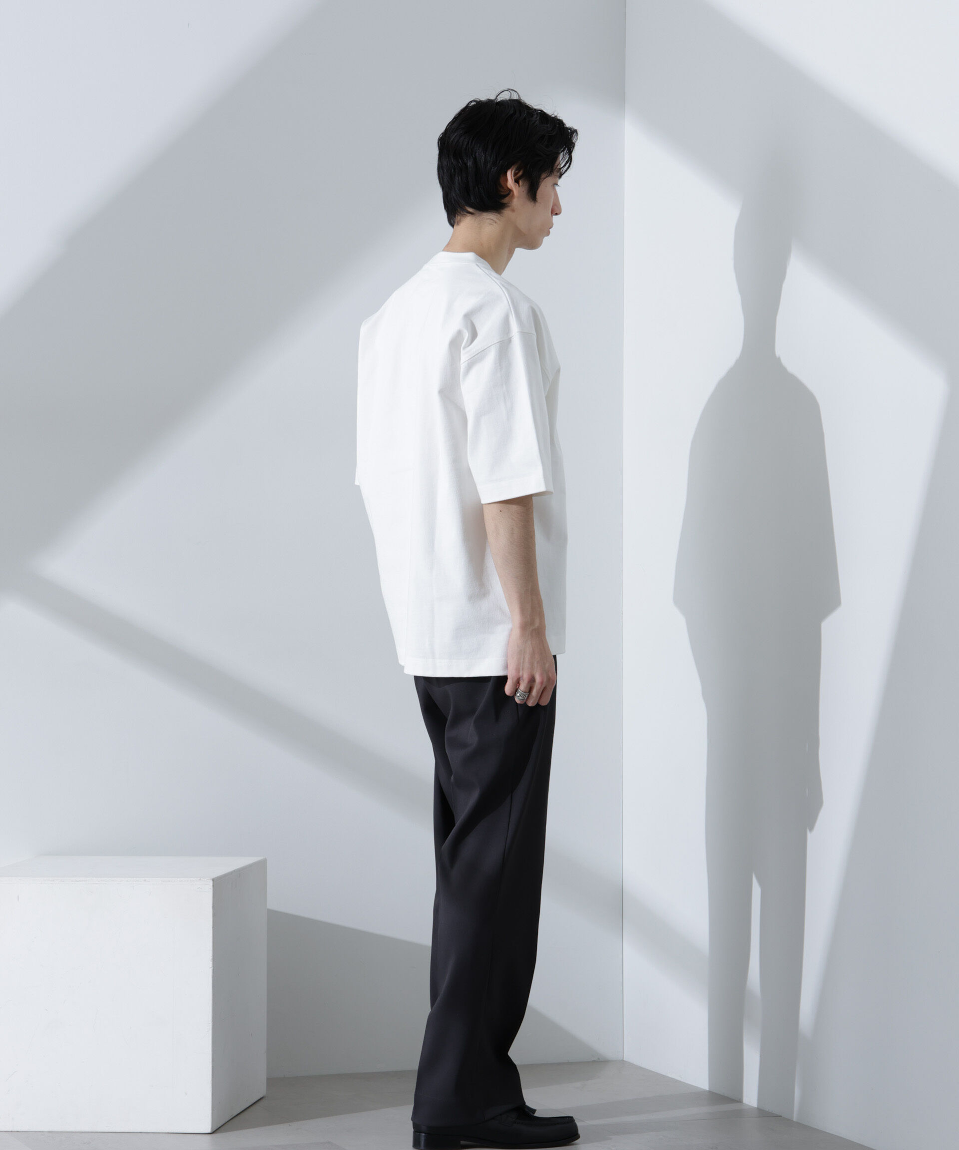 nano･universe「ヘビーオンスワイドTシャツ 半袖」|Tシャツ・カットソー|