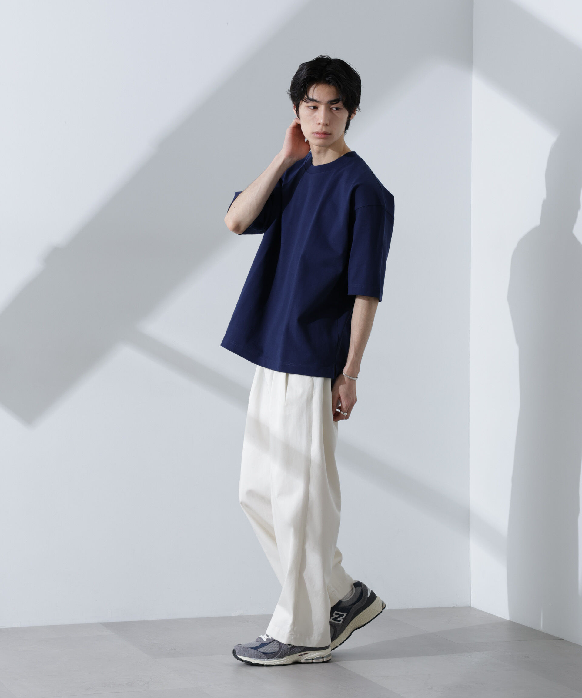 nano･universe「ヘビーオンスワイドTシャツ 半袖」|Tシャツ・カットソー|