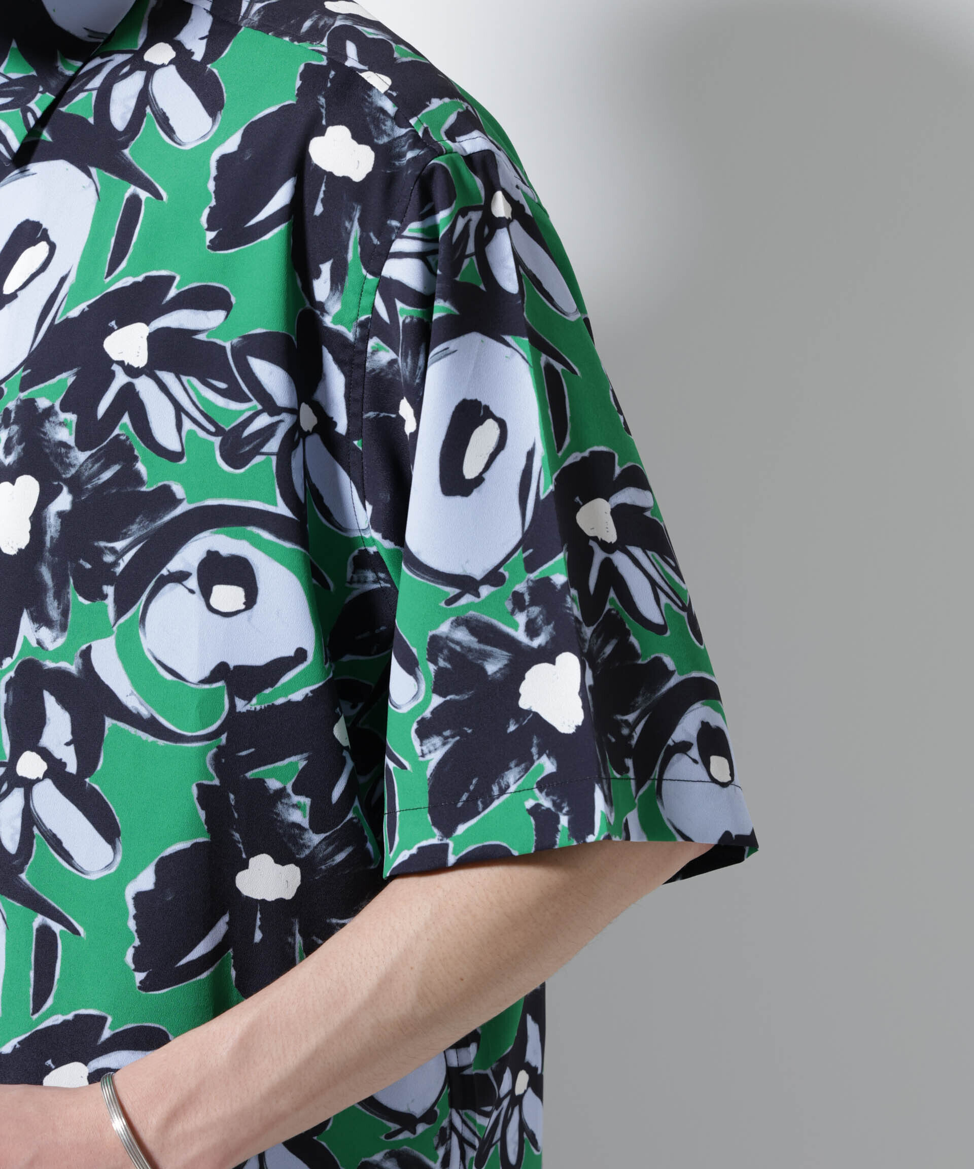 nano･universe「総柄プリントシャツ」|シャツ・ブラウス|