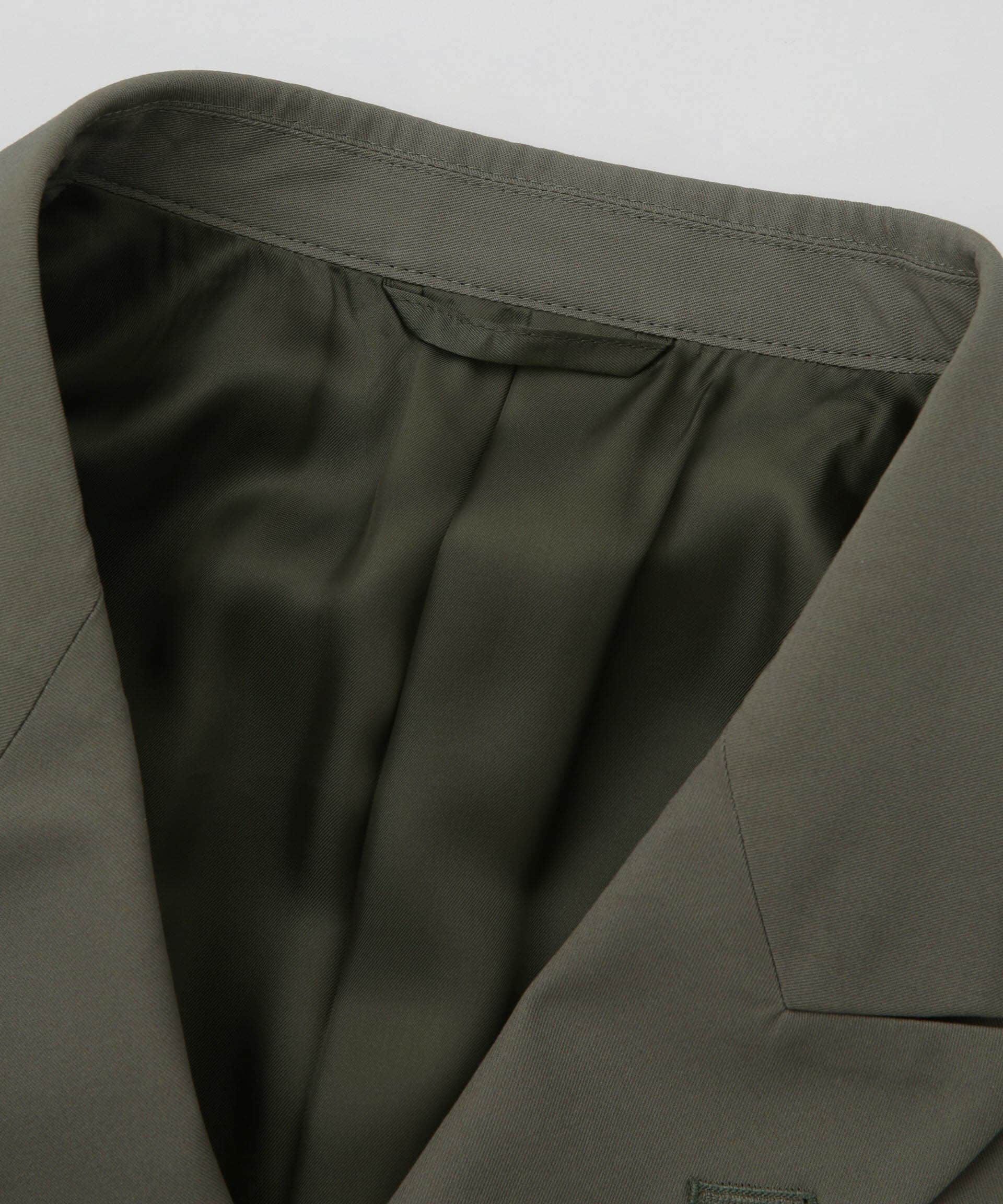 nano･universe「コットンギャバジンダブルブレスト６Ｂブレザージャケット」|テーラードジャケット|