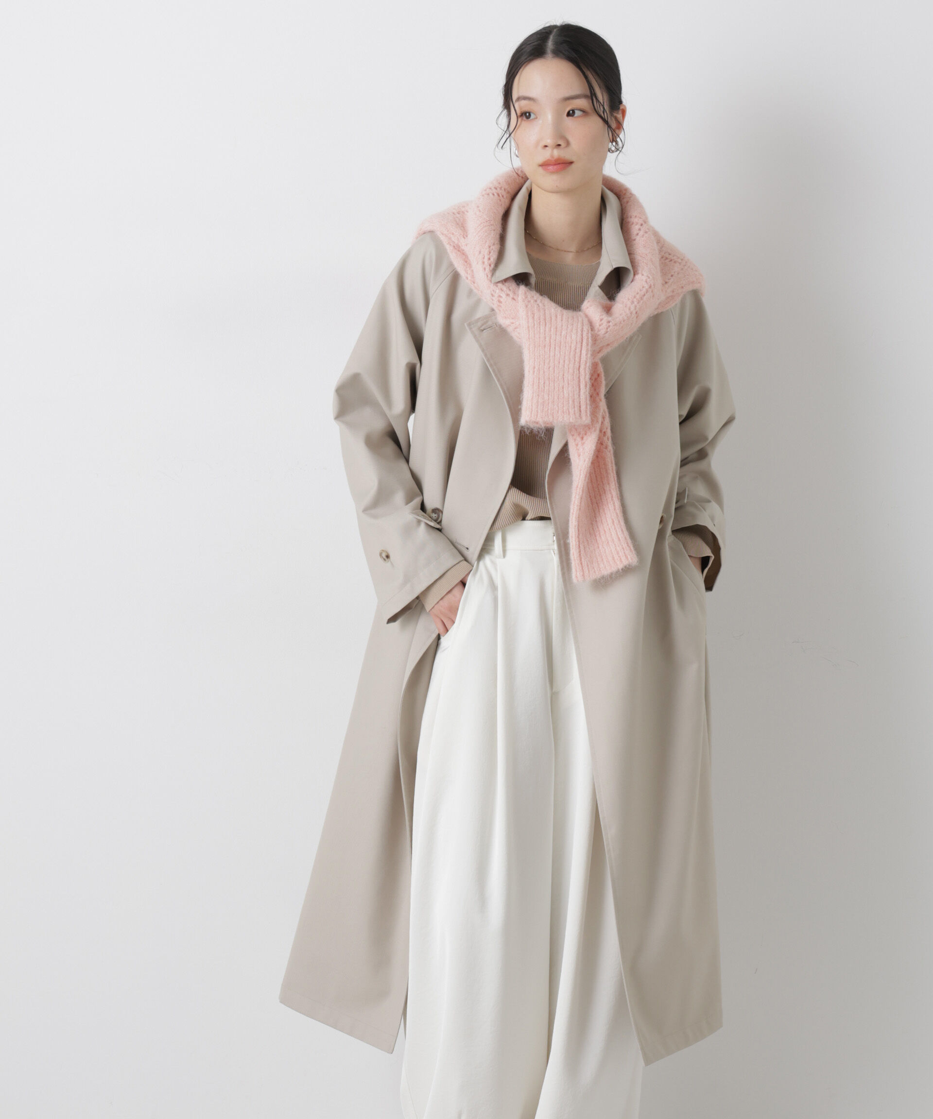 nano･universe「撥水＆花粉ガード トレンチコート」|その他|