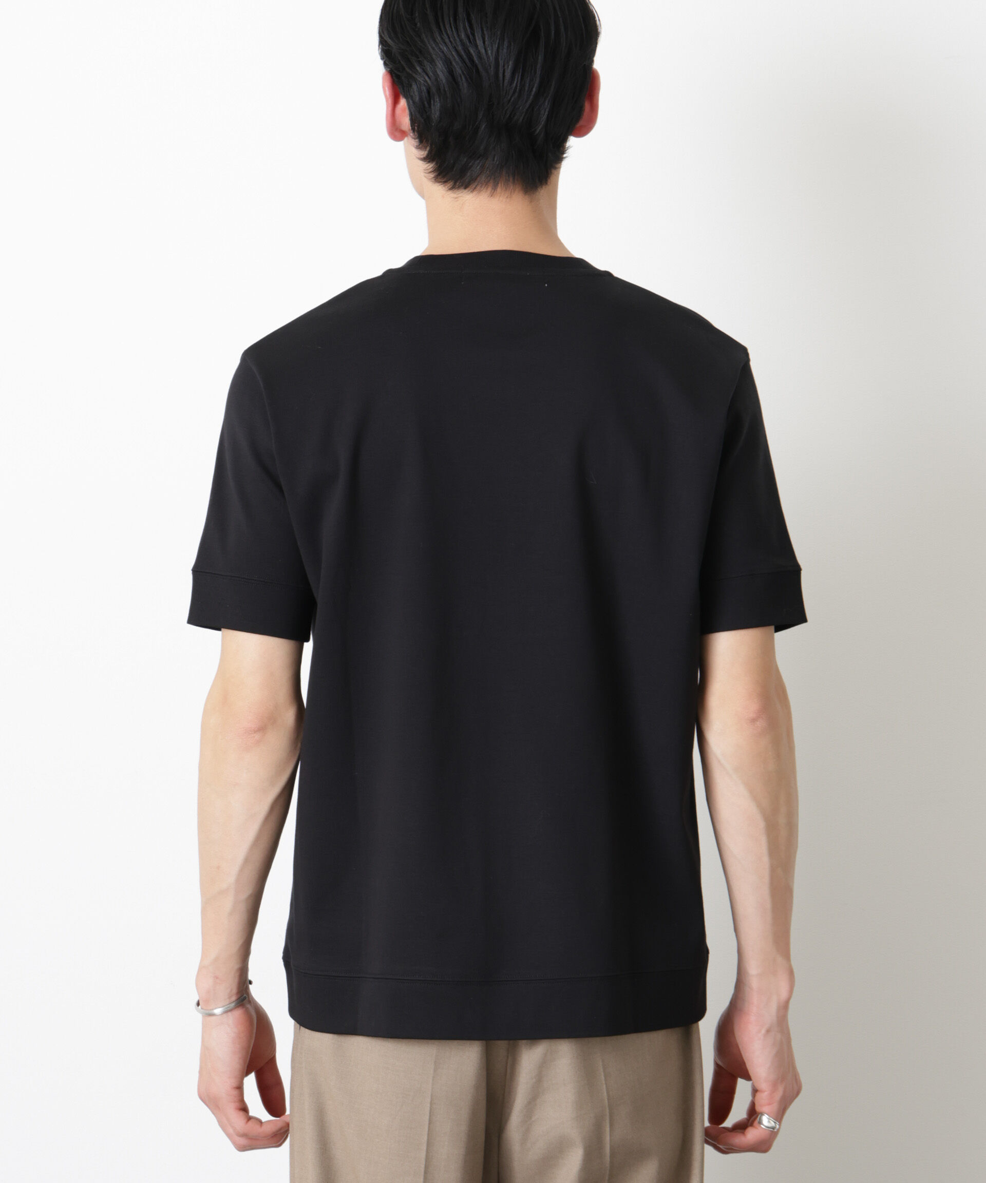 nano･universe「「FORMAL JERSEY」クルーネックカットソー半袖」|Tシャツ・カットソー|