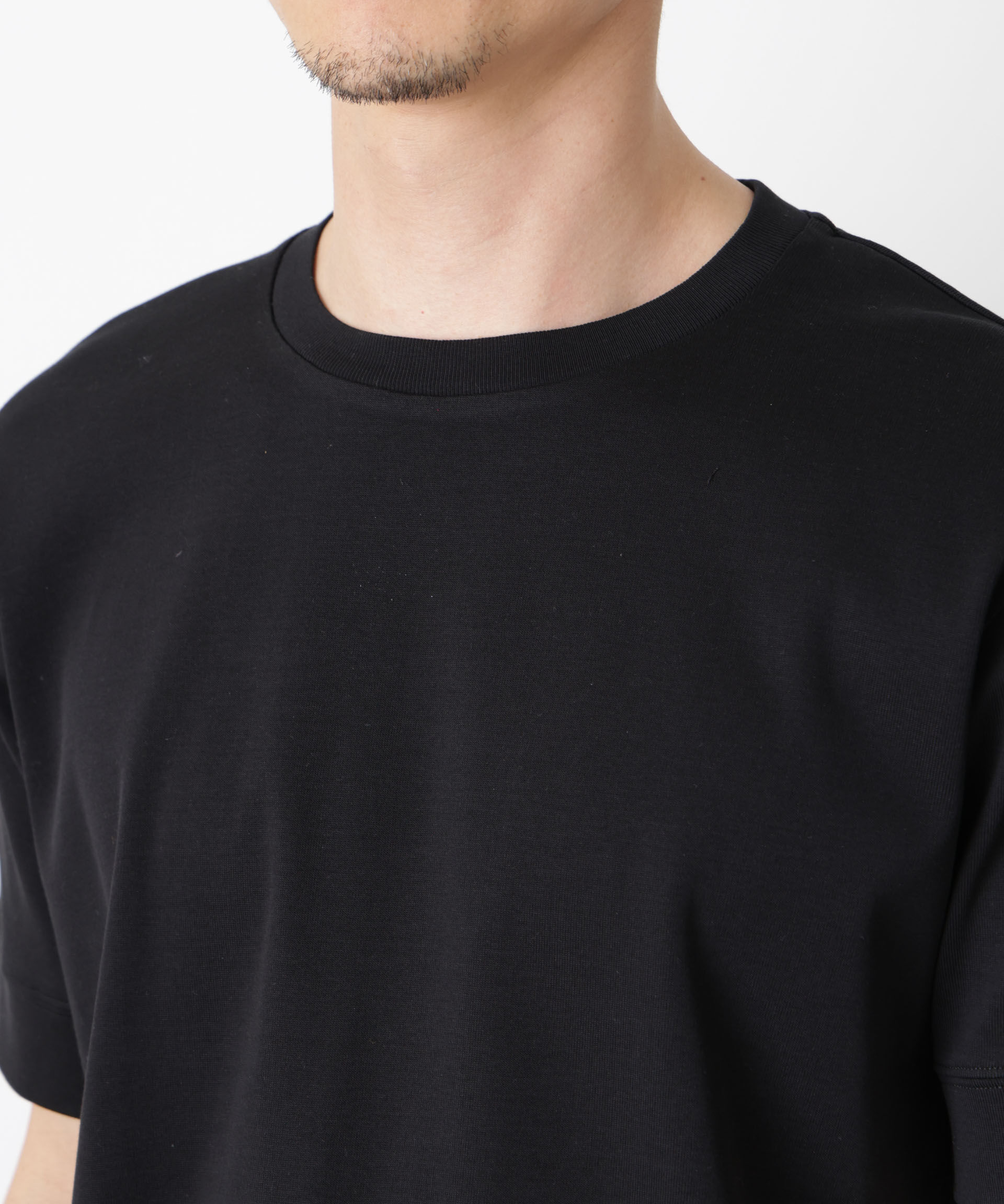 nano･universe「「FORMAL JERSEY」クルーネックカットソー半袖」|Tシャツ・カットソー|